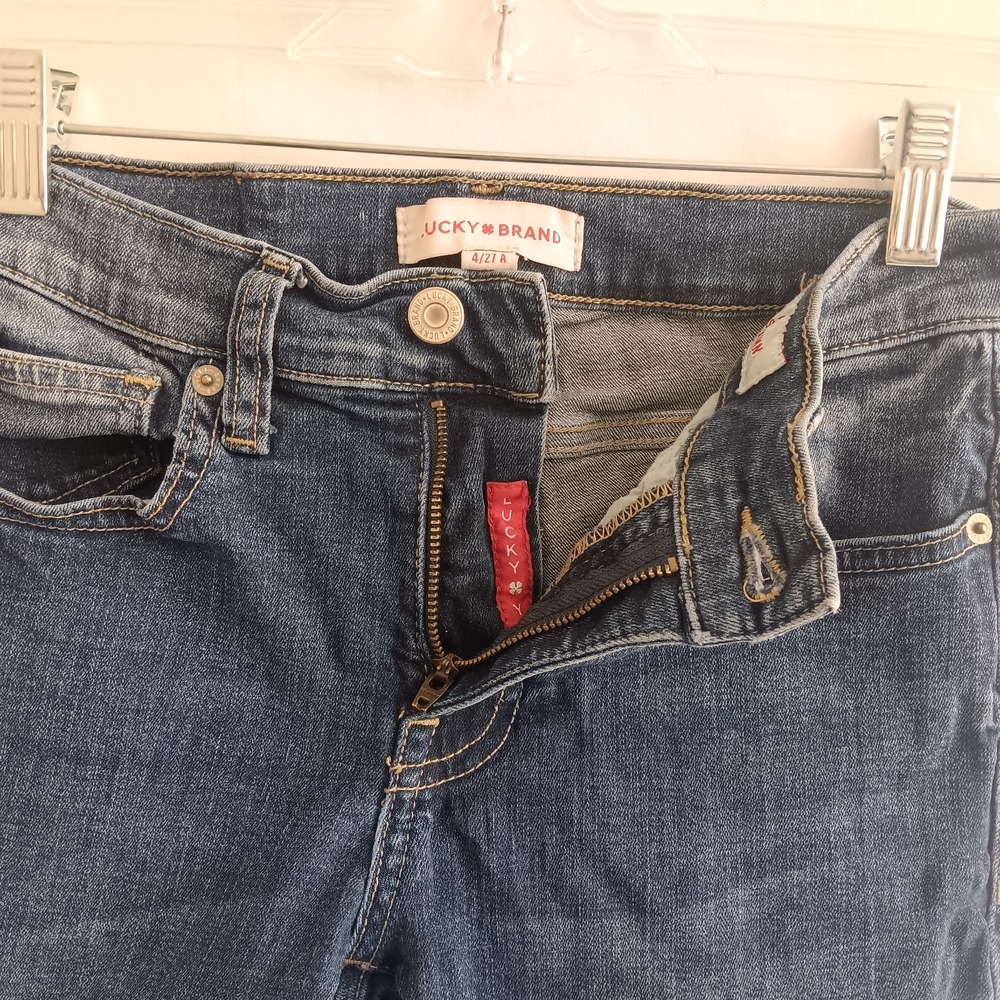 Lucky Brand Jeans Women’s Size 4/27 A Ava Skinny Mid Rise Blue Denim Stretch - Picture 9 of 11